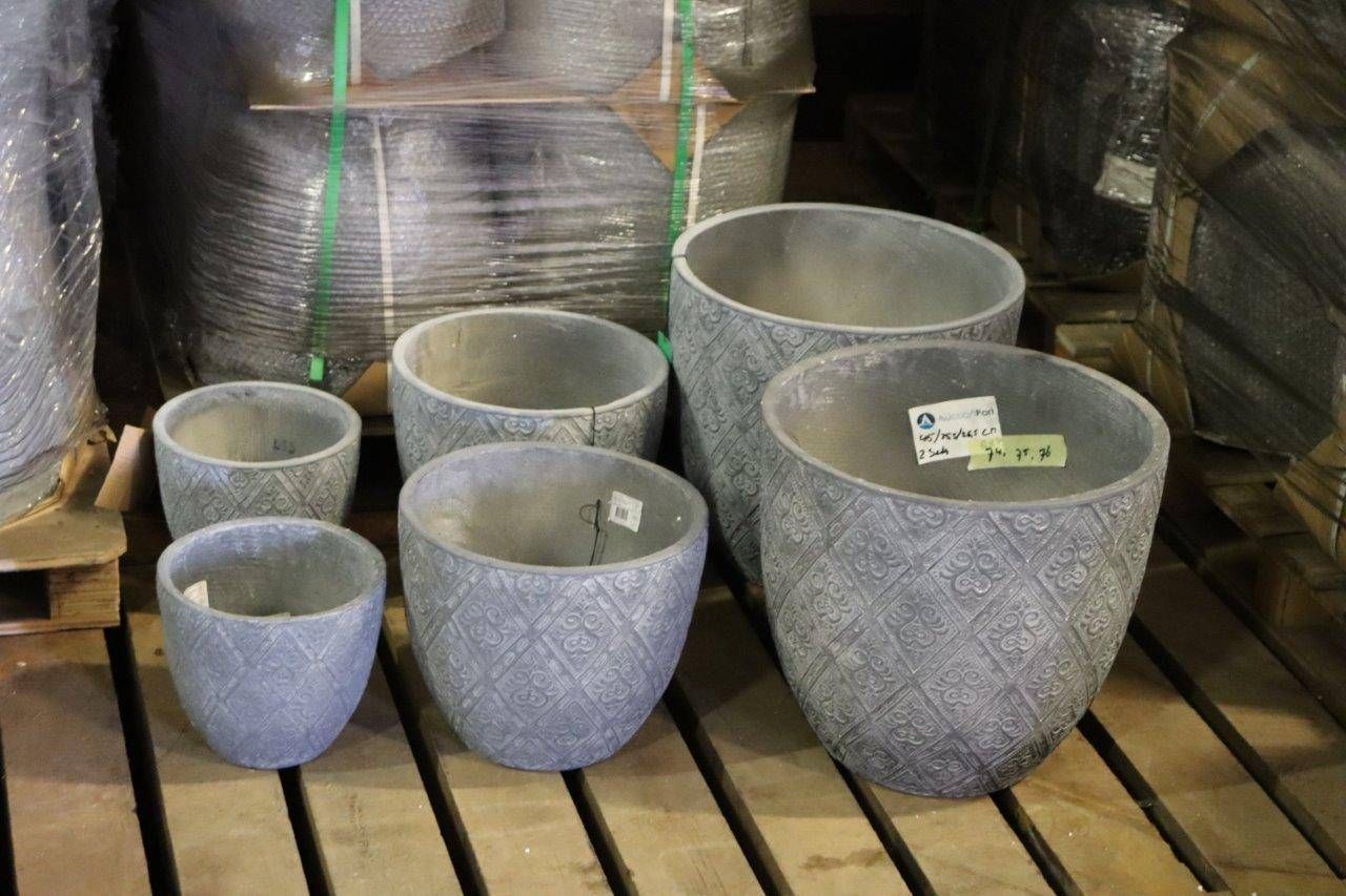 Flower pots 2 sets New (Margin)