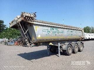Open Semitrailer Schmitz Cargobull Auflieger Kipper Stahlrundmulde 2016