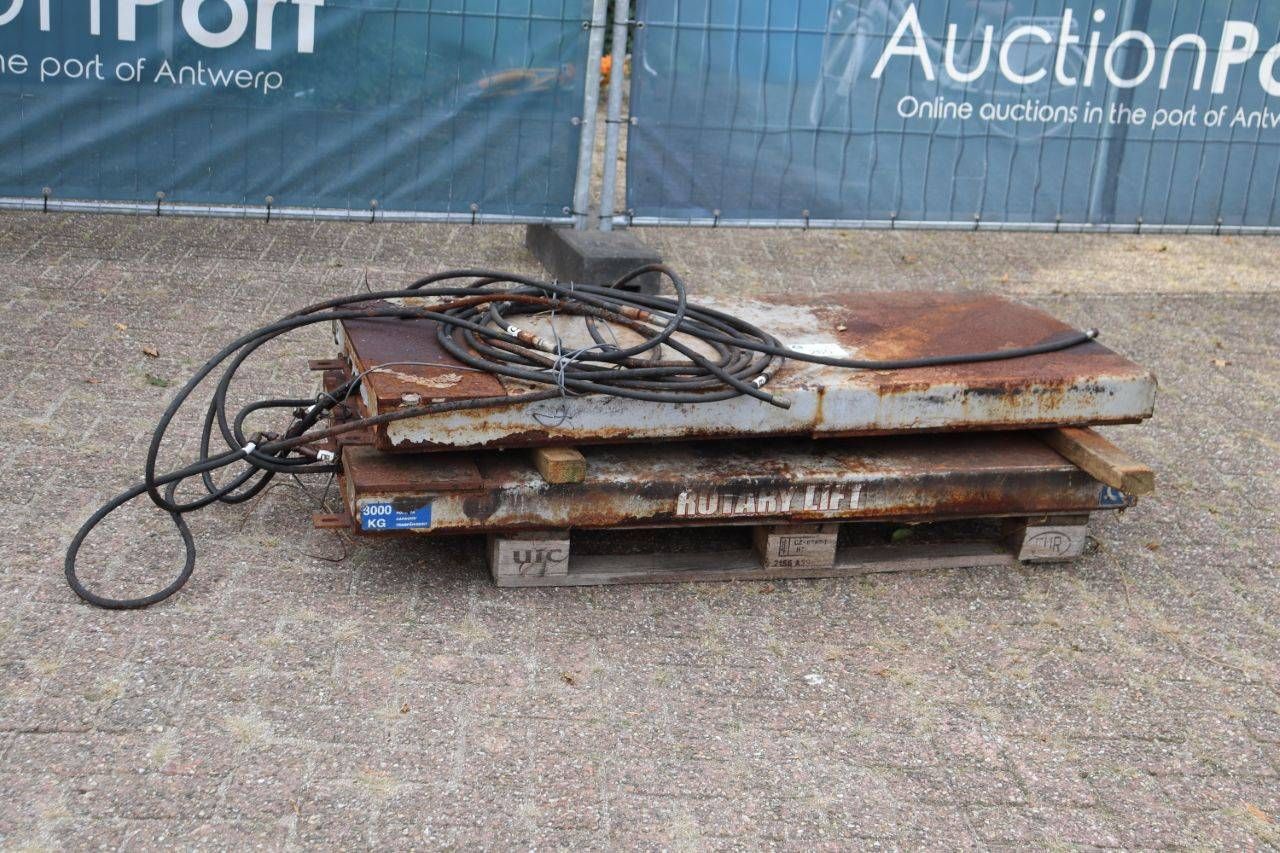 Lot Hydraulic Lift Plates Rotary 3000kg