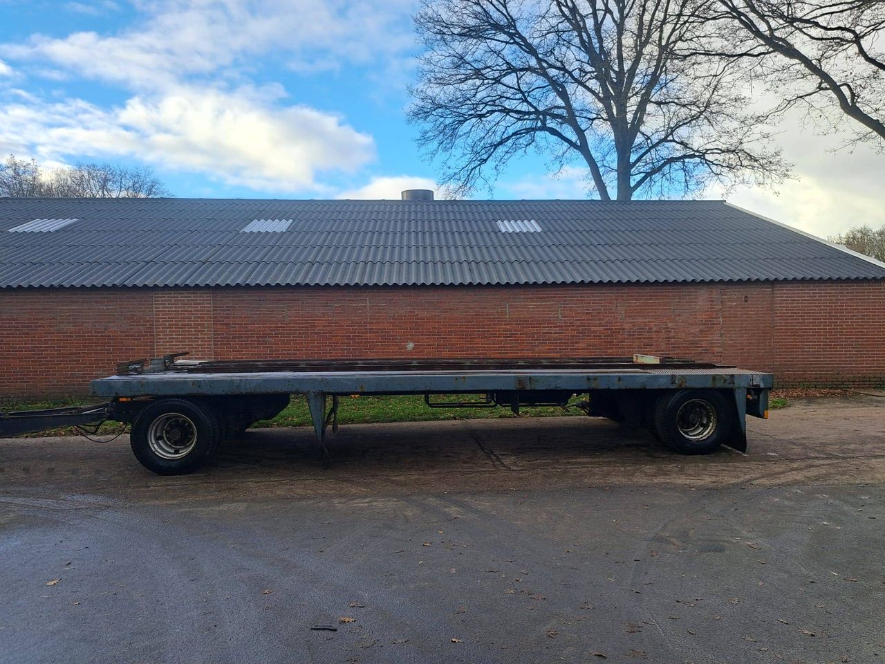 Flatbed trailer Jumbo MV200 C 1 R 1992
