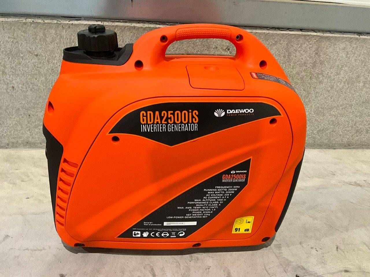 Generator Daewoo GDA2500iS Petrol 2200W 2025 New