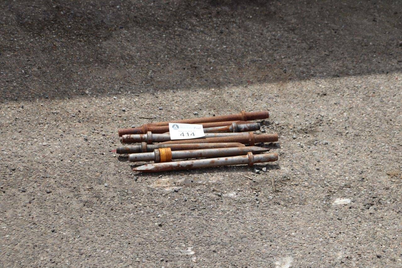 Lot of 8 Demolition Hammer Chisels