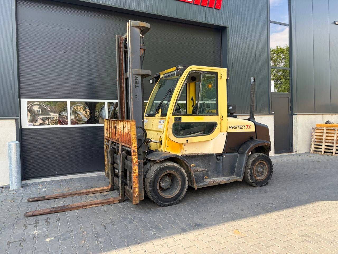Forklift Hyster H7.0FT Diesel 7000kg 4.4m 2009