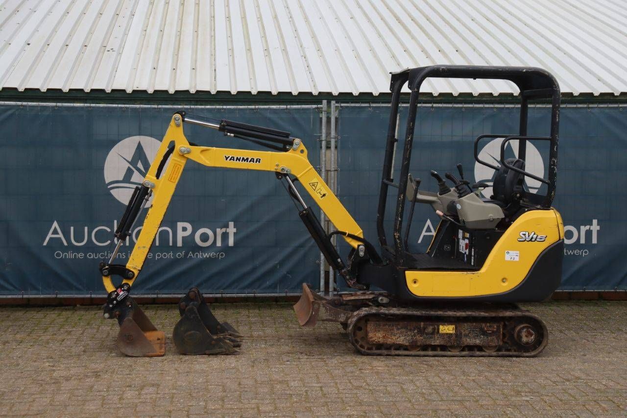 Mini excavator Yanmar SV16 Diesel 12kW 2016