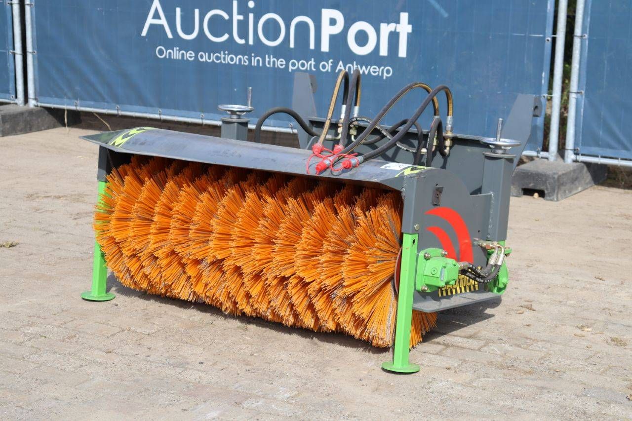 Sweeping brush attachment