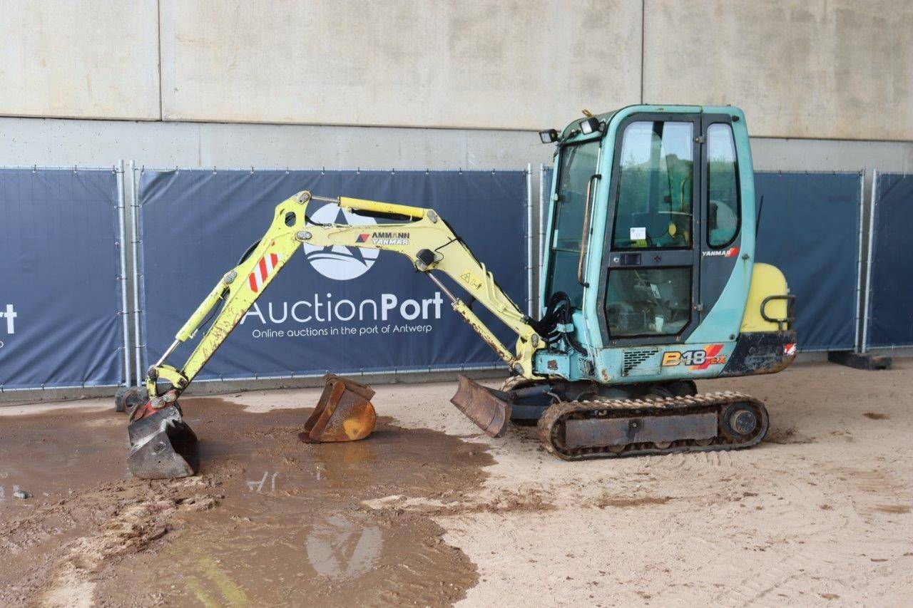 Mini digger Yanmar B18EX Diesel 14hp 2002