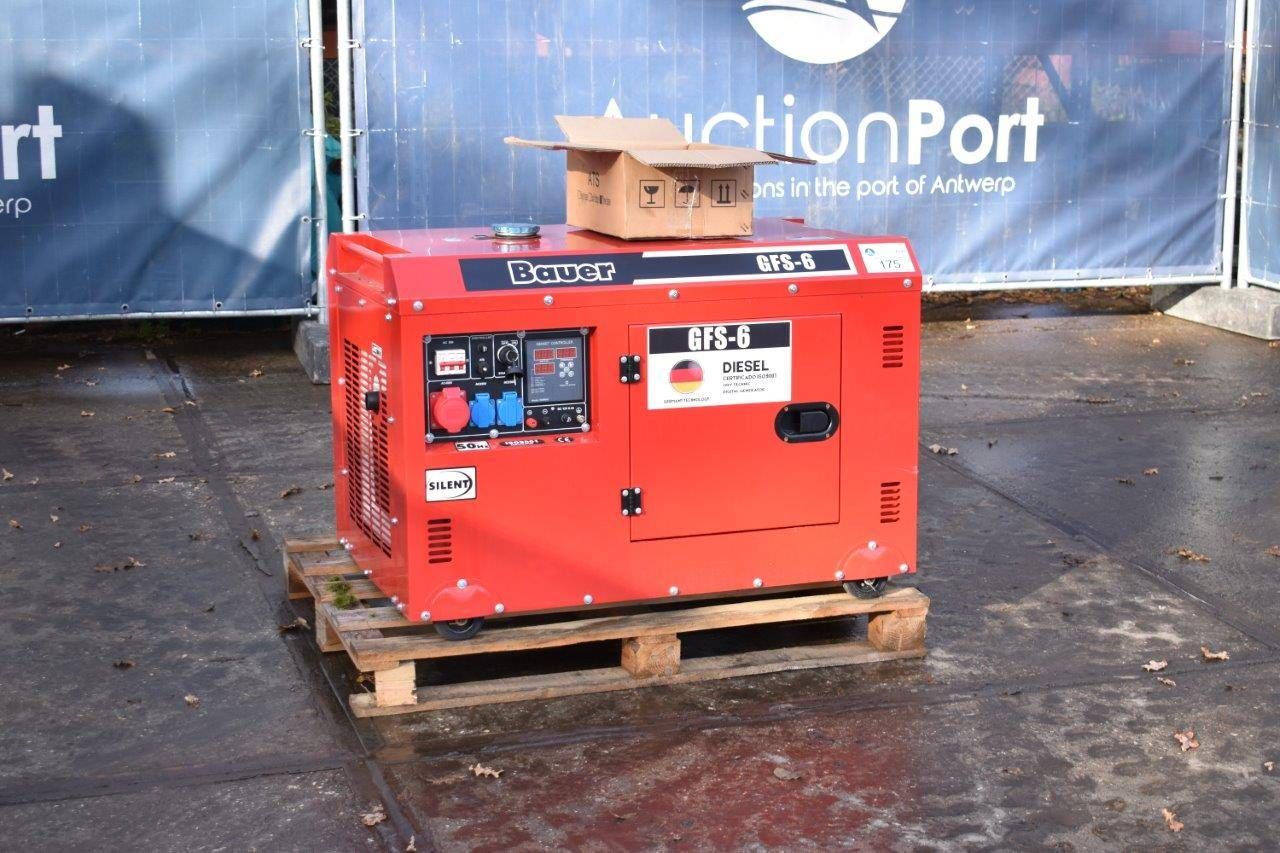Generator Bauwer GFS-6 Diesel 6kVA New