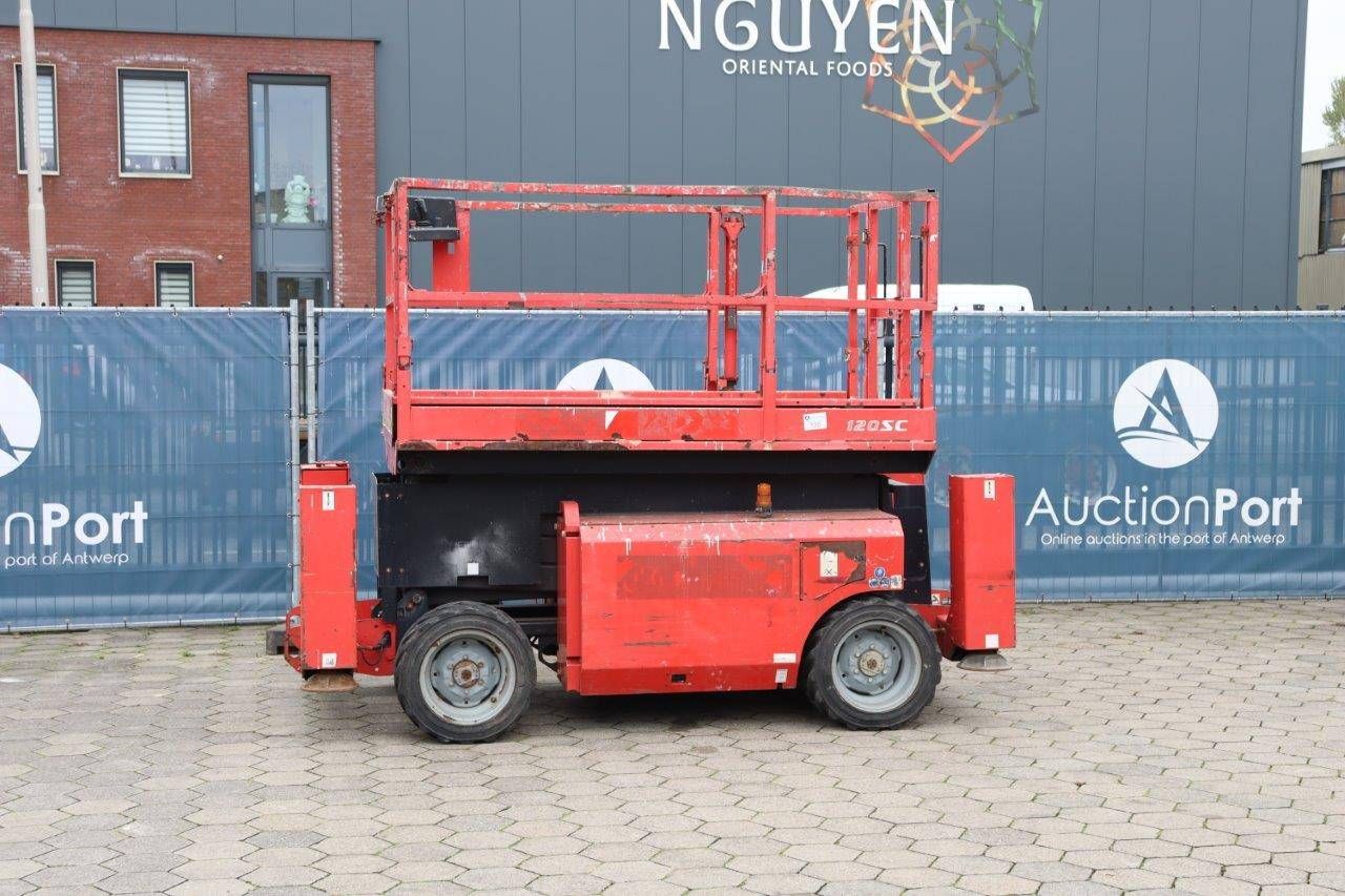 Manitou 120SC Diesel Scissor Lift 454kg 11.96m 2014
