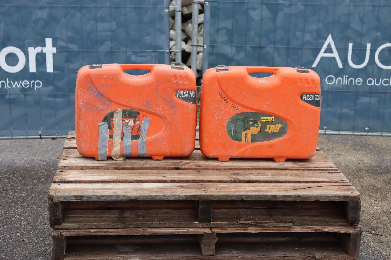 Pistole a gas elettriche Spit Pulsa 700P in custodia, 2 pezzi