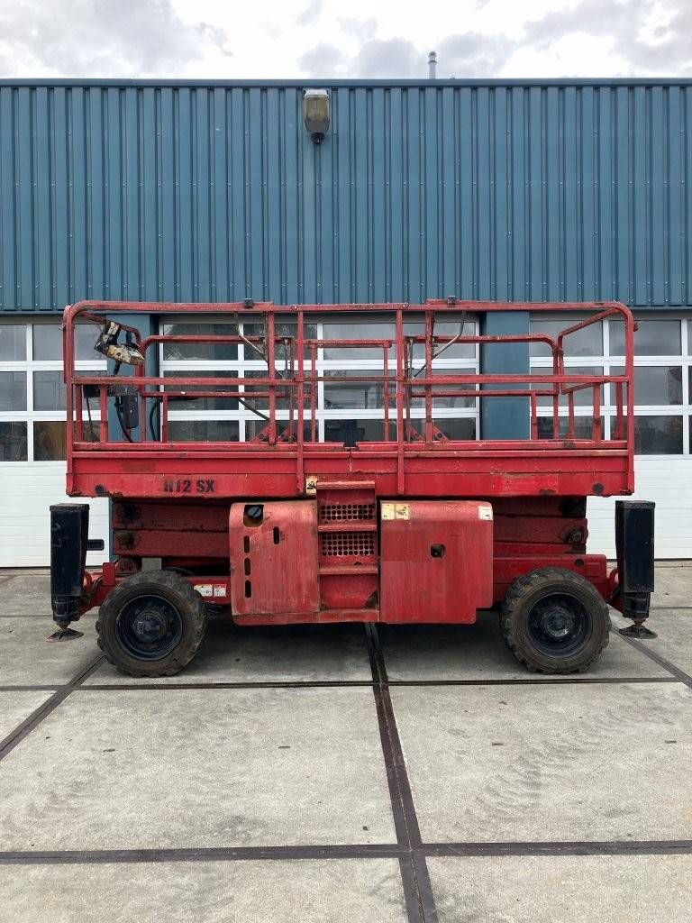 Piattaforma aerea a forbice Pinguely-Haulette H12-SX Diesel 24kW 700kg 12m 2005