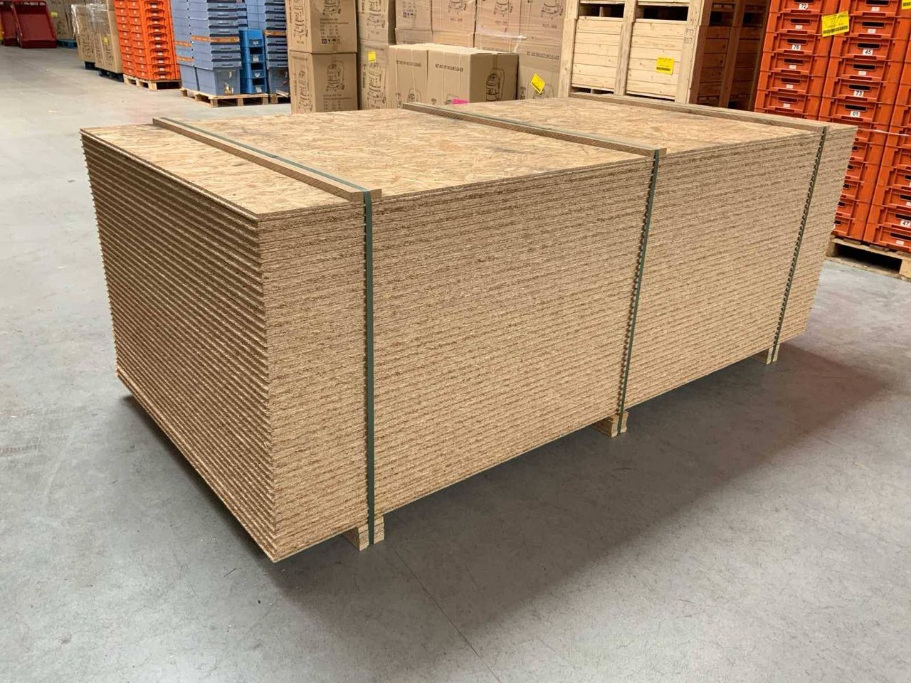Batch OSB Boards TG4 2500x1250x22mm 41 pieces New
