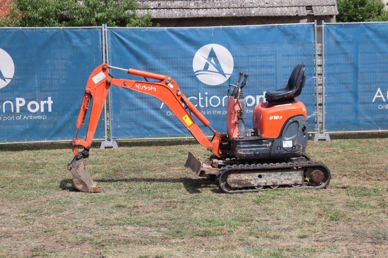 Mini digger Kubota U10-3 Diesel 10hp