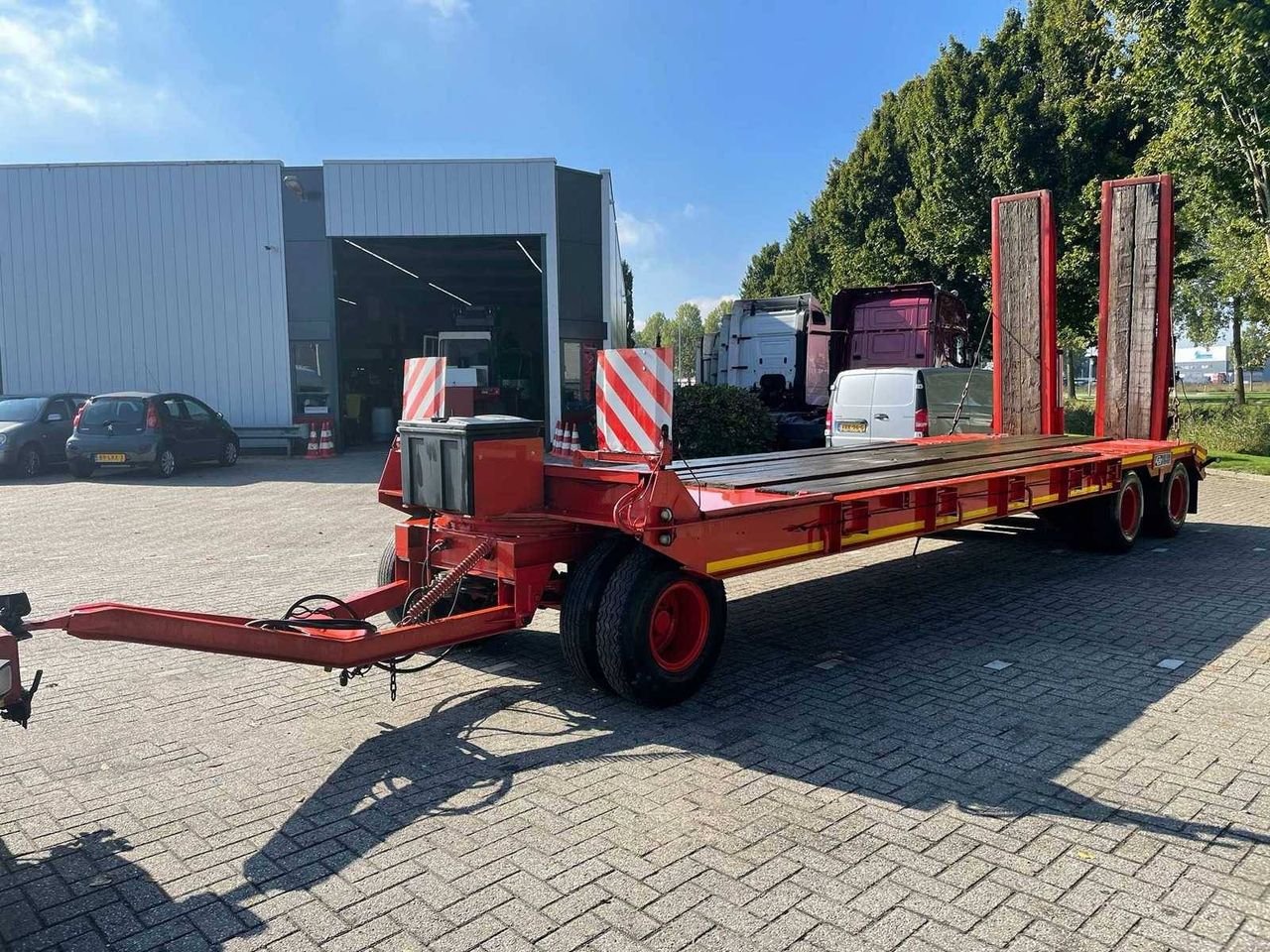 Flatbed trailer Gheysen &amp; Verpoort R3020A 1985