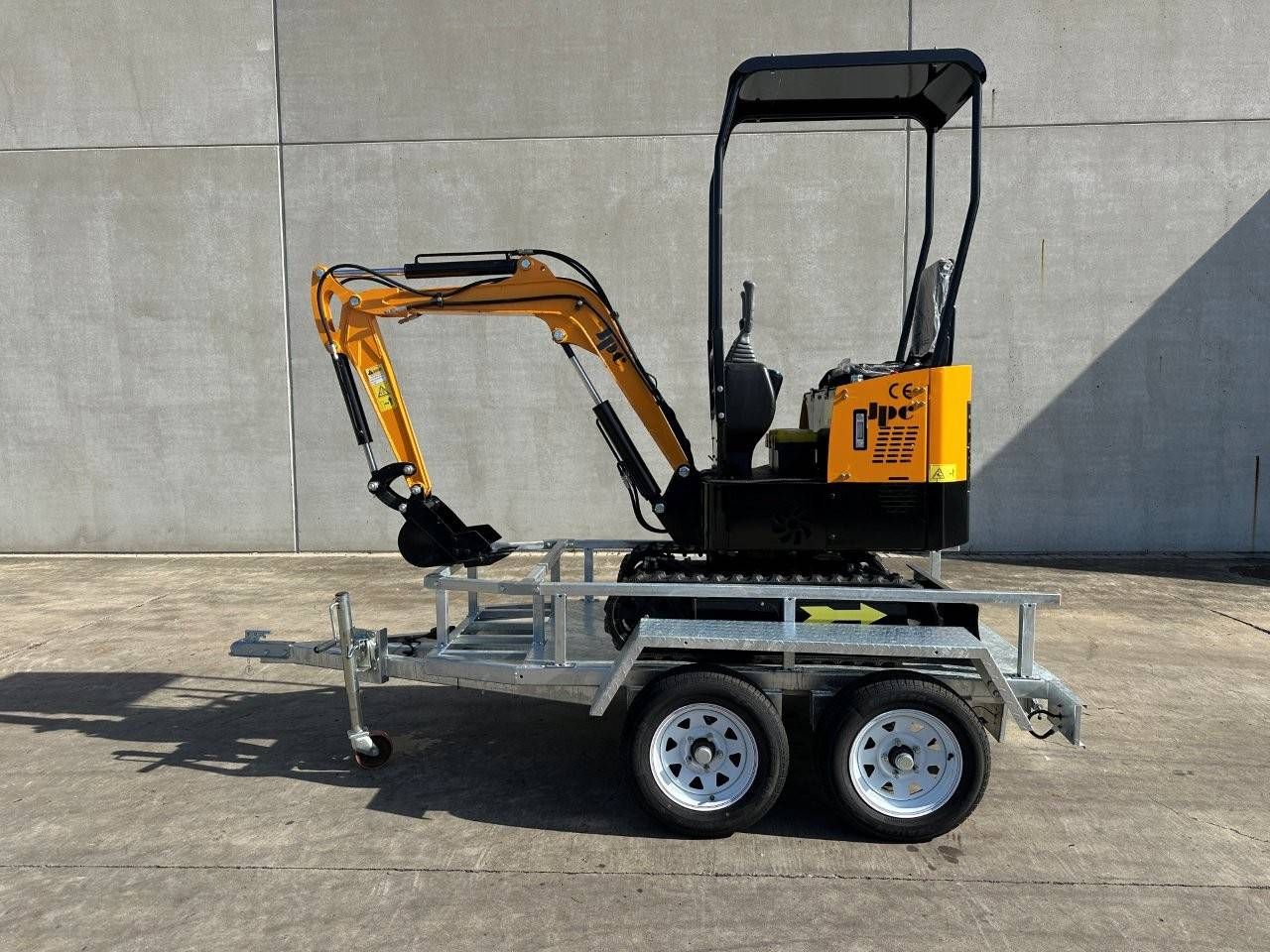 Minigraafmachine JPC HT12 Diesel 2025 Nieuw op aanhangwagen
