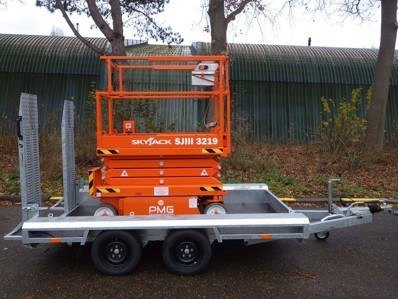 Skyjack SJ3219 7.81m 2015 + Trailer Vlemmix 3500kg New