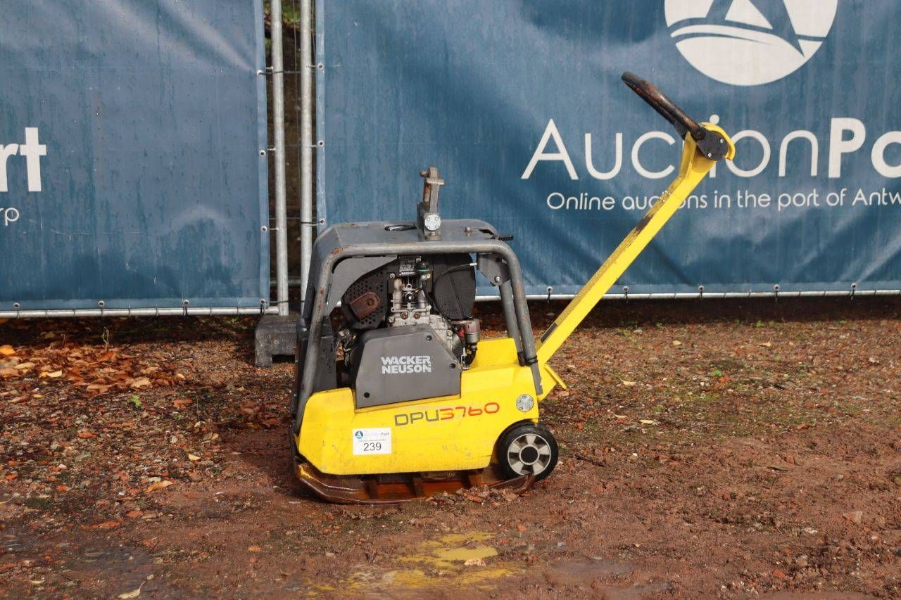 Vibratory Plate Wacker Neuson DPU3760 Diesel 4.2kW 2016