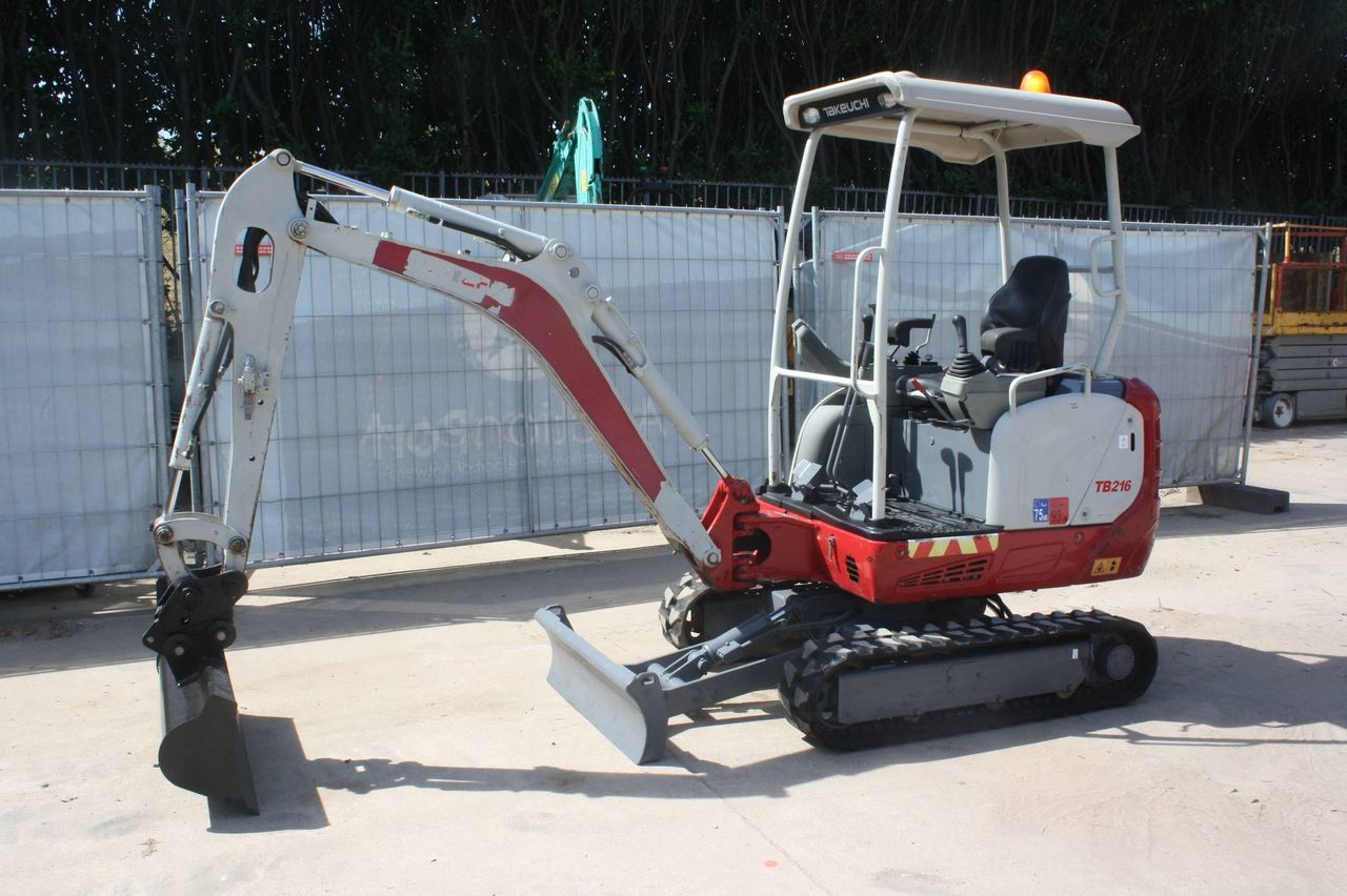 Mini excavator Takeuchi TB216 Diesel 2018