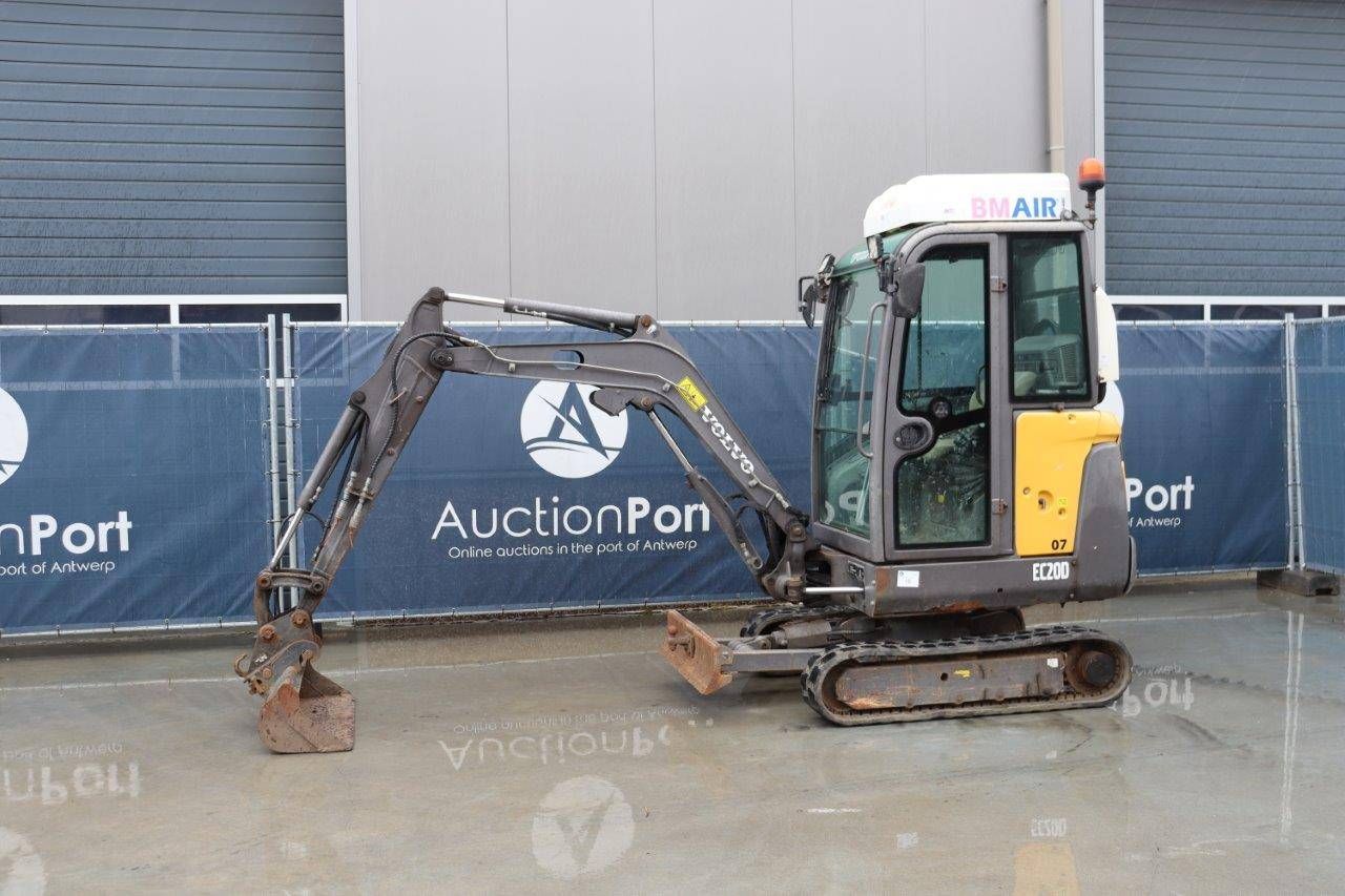 Mini digger Volvo EC20D Diesel 12kW 2016