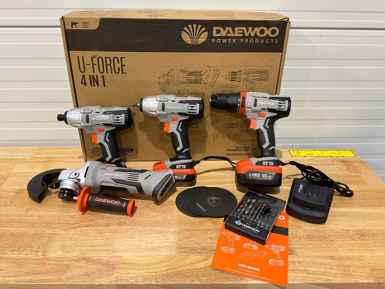 Tool set Daewoo U-FORCE 4in1 New