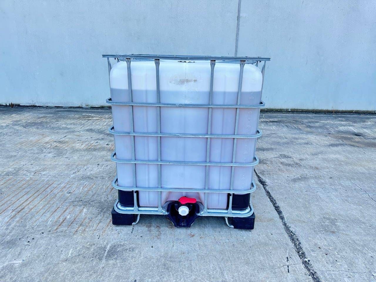 IBC tank with soap