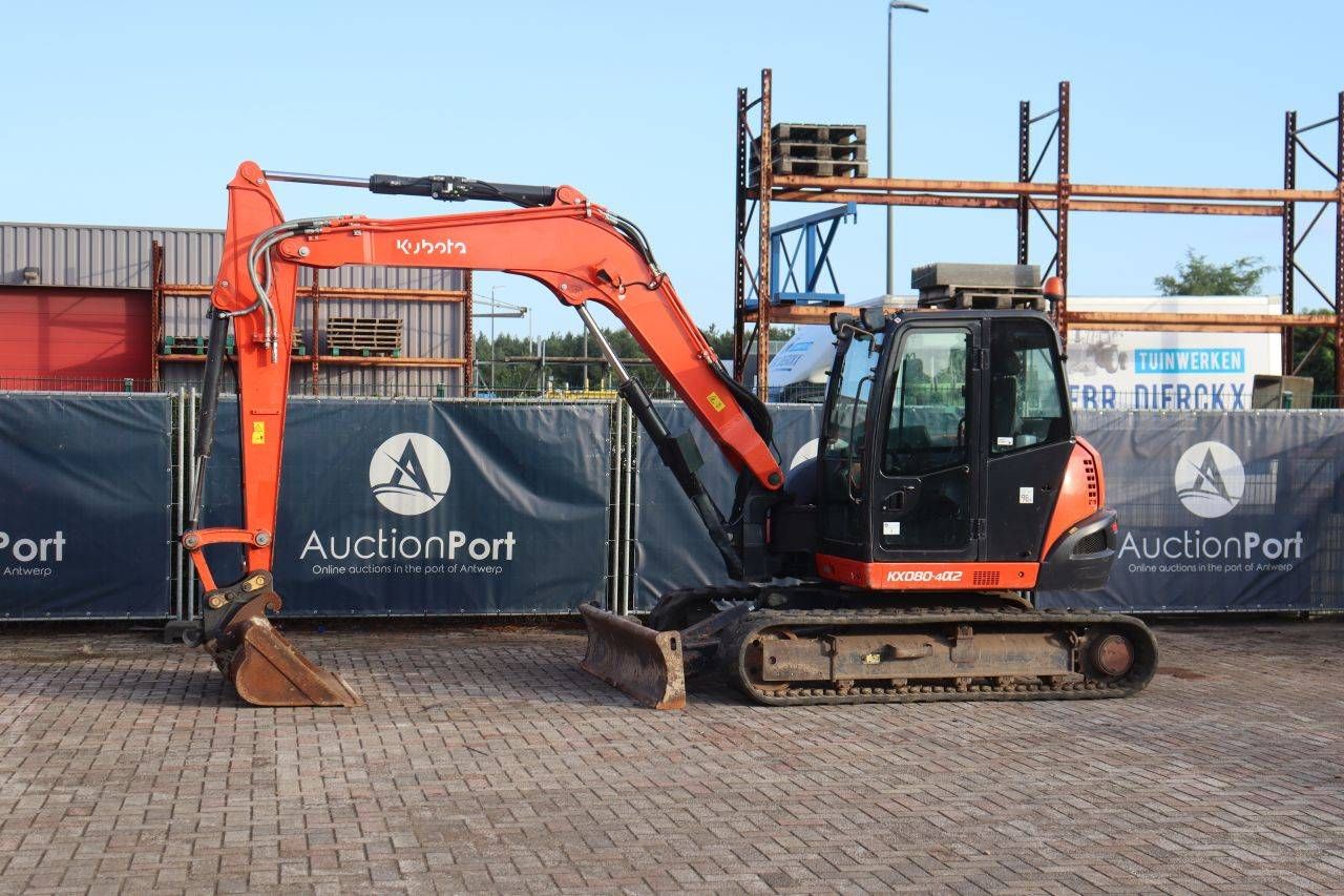 Escavatore cingolato Kubota KX080-4a2 Diesel 46,5kW 2021