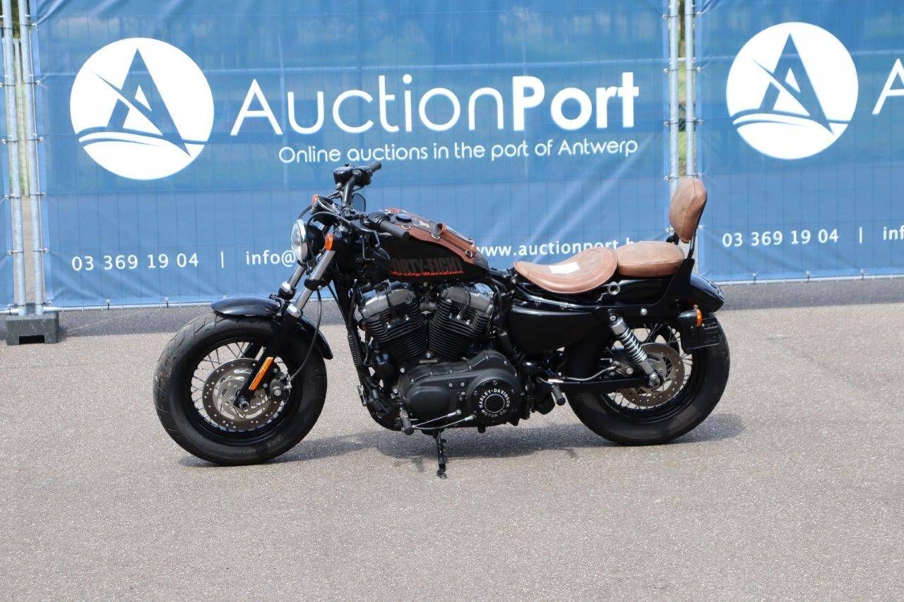 Motorcycle Harley Davidson Sporter XL 1200 48 Petrol 2012