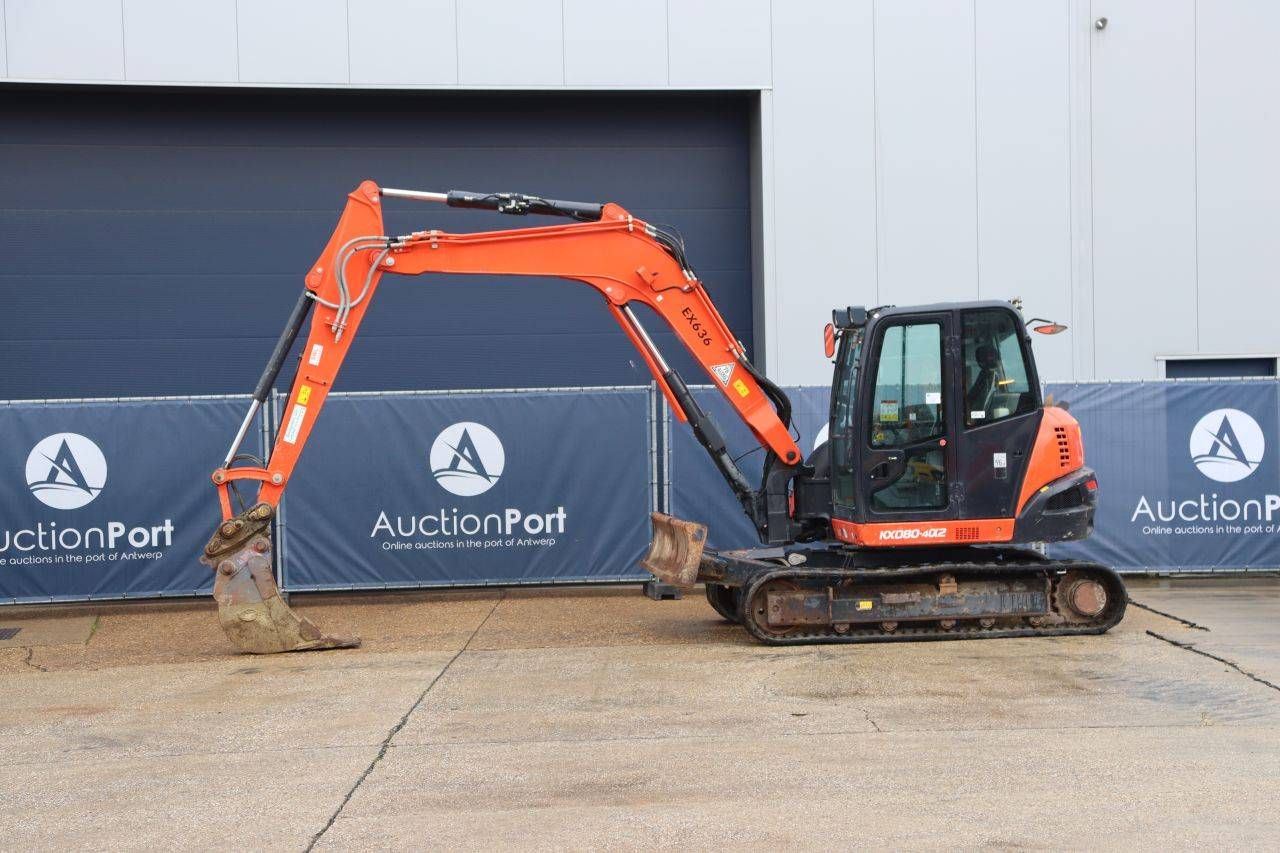 Pelle sur chenilles Kubota KX080-4a2 Diesel 46,5 kW 2022