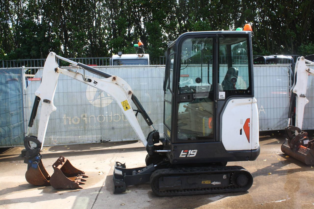 Mini excavator Bobcat E19 Diesel 10kW 2017