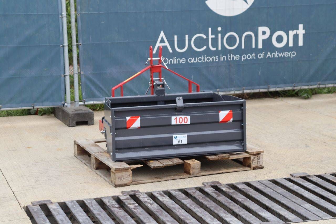 Ground bucket 100cm with tipping function New