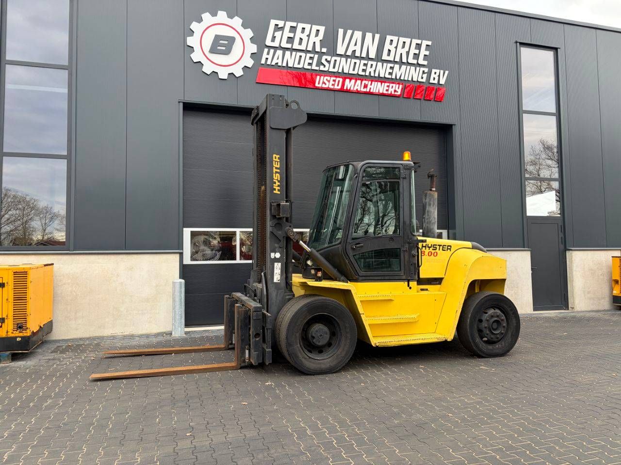 Forklift Hyster H8.00XM-6 Diesel 6880kg 4.65m 2008