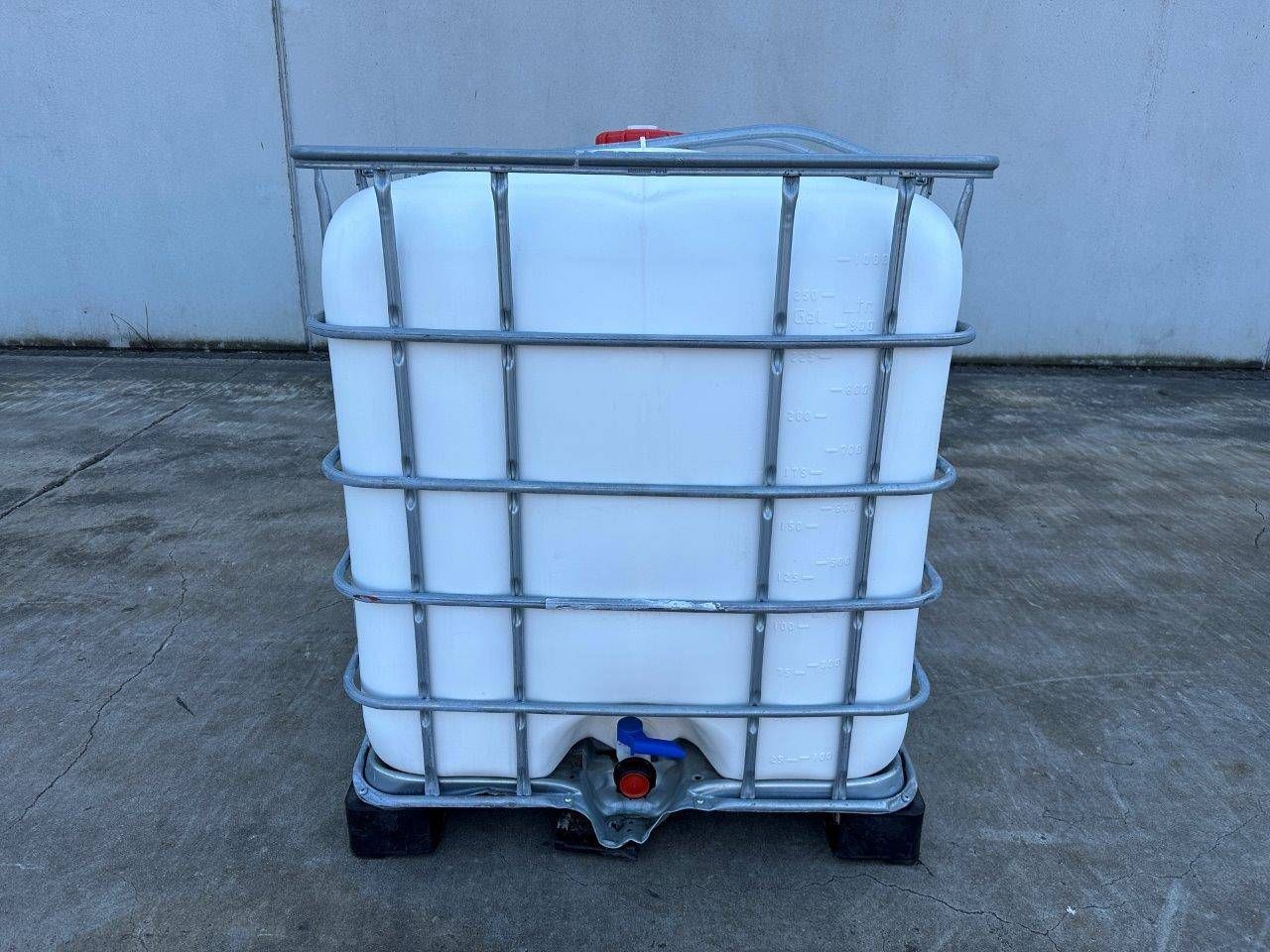 IBC tank with soap