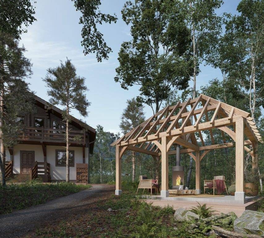 Houten bijgebouw Leonie - Douglas