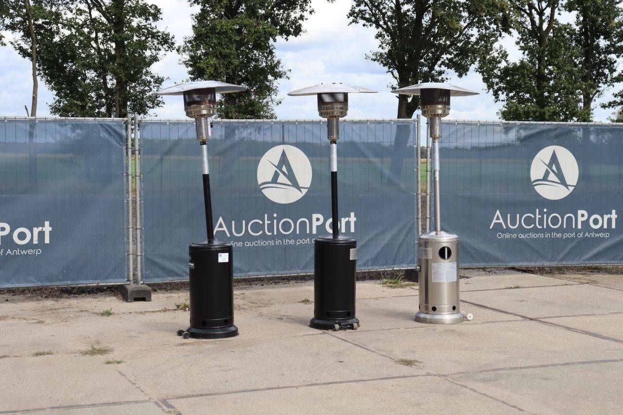 Party Patio Heaters Eurom THG 14000 Stainless Steel 14kW 3 Pieces