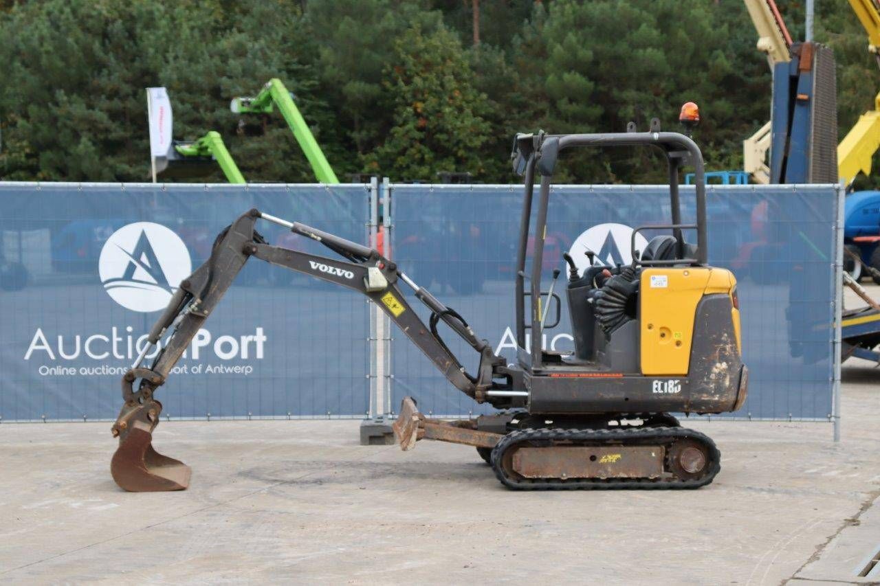 Mini digger Volvo EC18D Diesel 16hp 2017