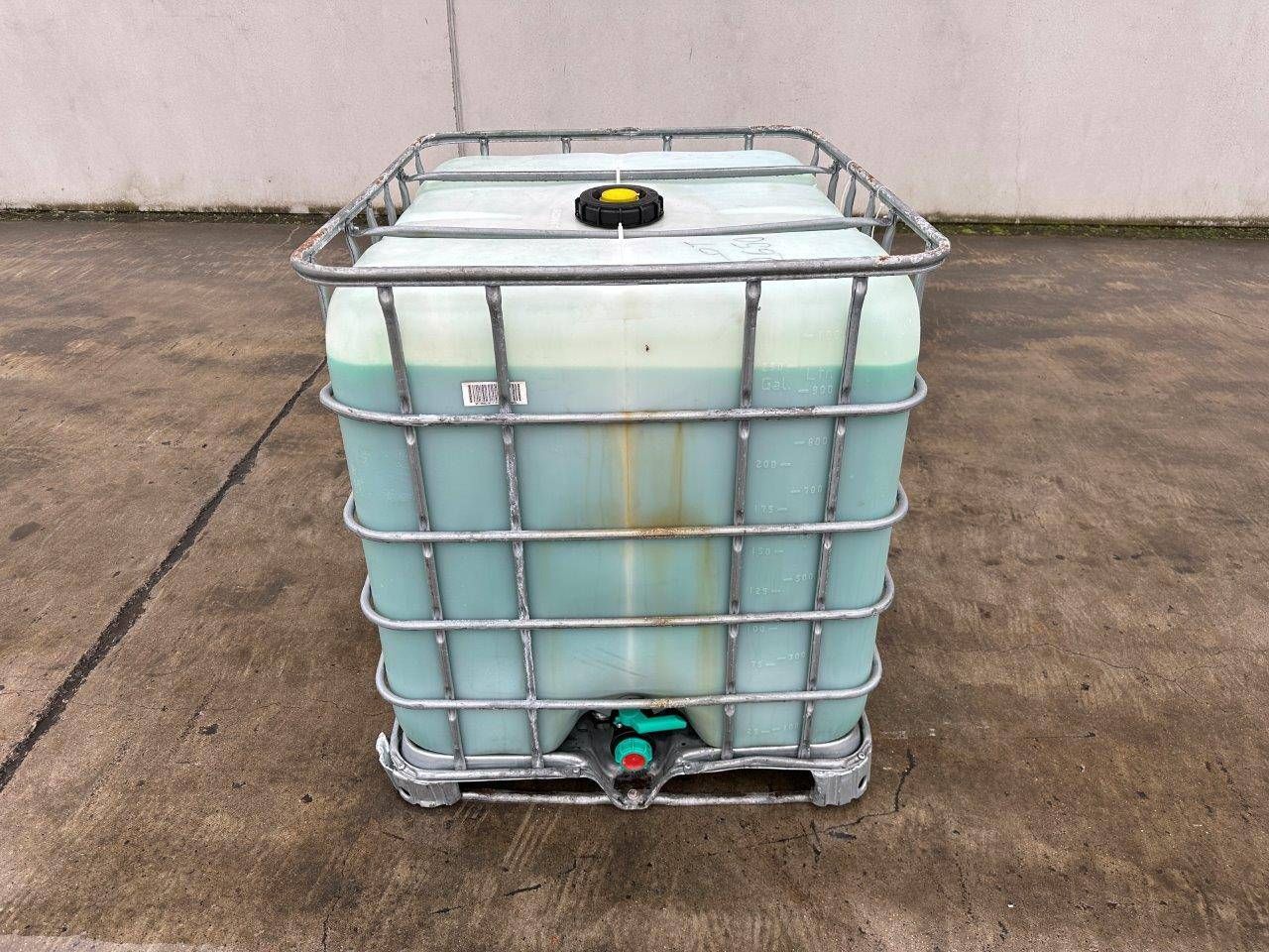 IBC tank with soap
