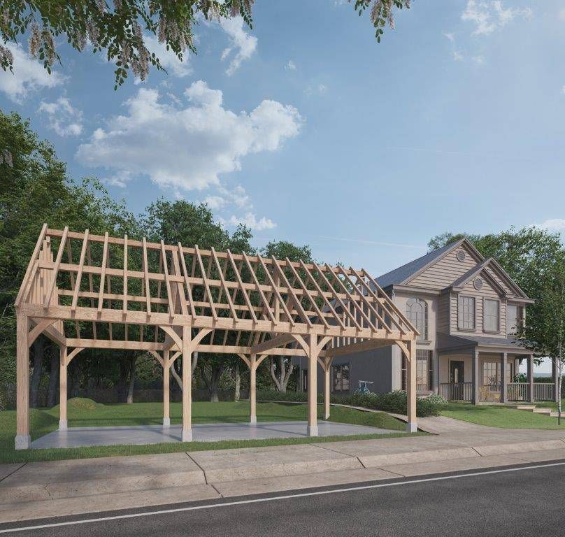 Houten bijgebouw Chelsy - Europese eik