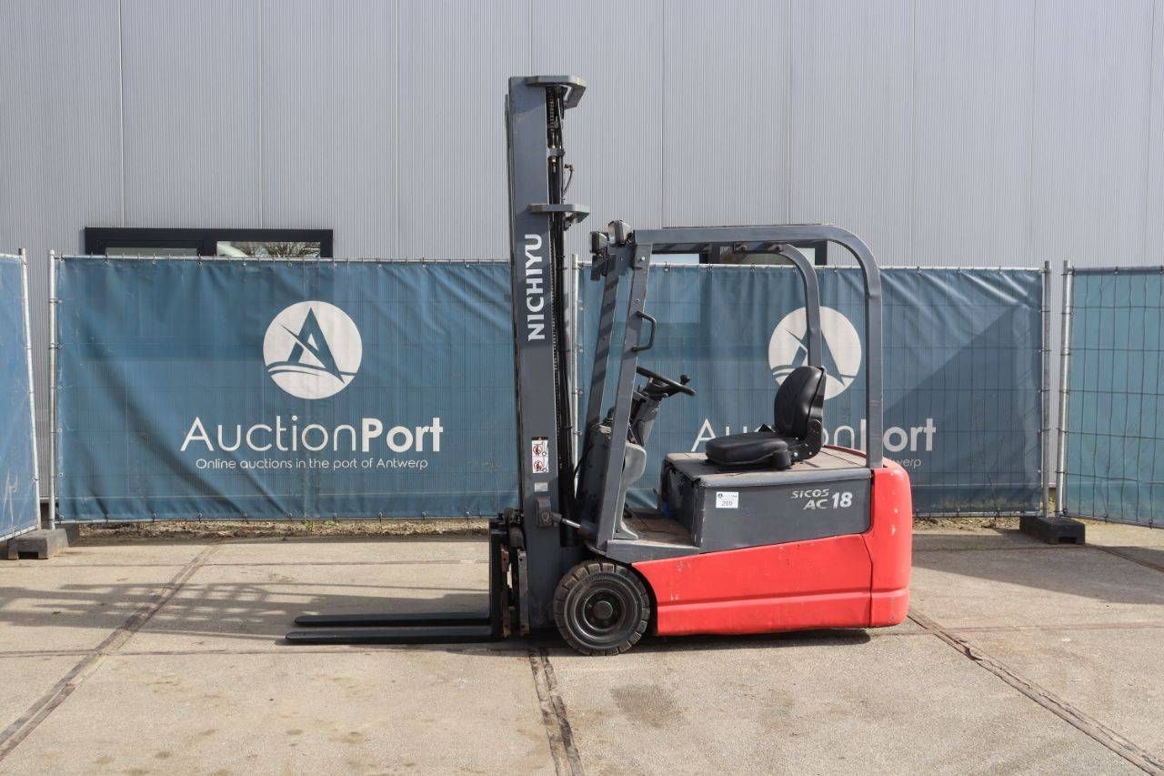 Nichiyu FBT18PN Electric Forklift 1800kg 6.5m 2008