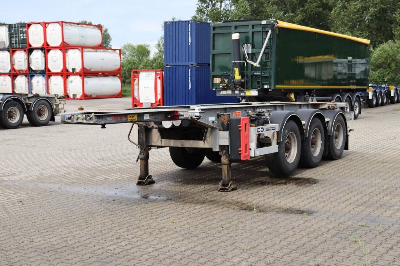 Van Hool 20FT /20FT SWAP ADR (EX/II EX/III FL OX AT) EMPTY WEIGHT 3,300kg liftaxle galvanized ALCOA