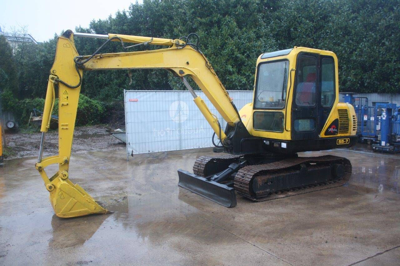 Rupsgraafmachine Hyundai Robex R55-7 Diesel 53pk 2008