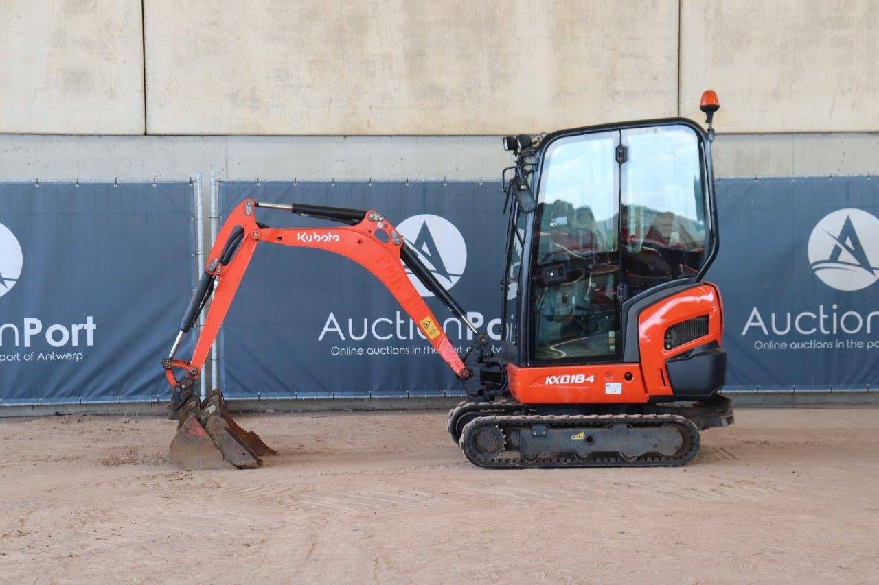 Minigraver Kubota KX018-4 Diesel 16pk 2018