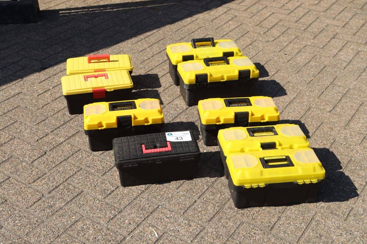 Lot of 9 tool cases