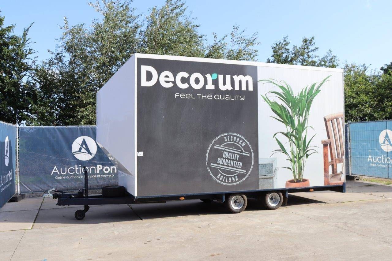 Closed trailer EBO van Weel 2700kg 2016