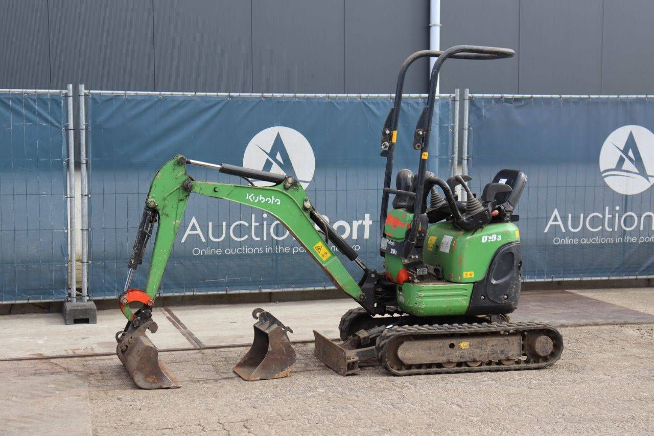 Mini excavator Kubota U10-3 Diesel 2016