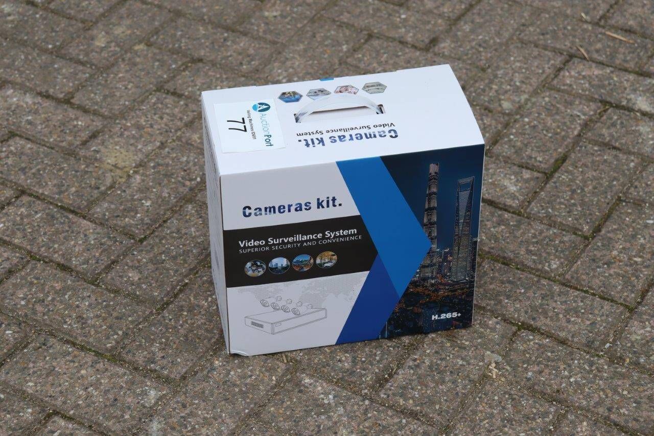 Security System Cameras Kit H265+ New with 4 cameras