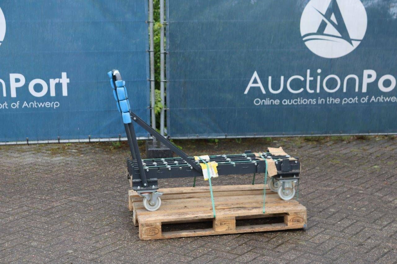 Changing trolley for forklift battery