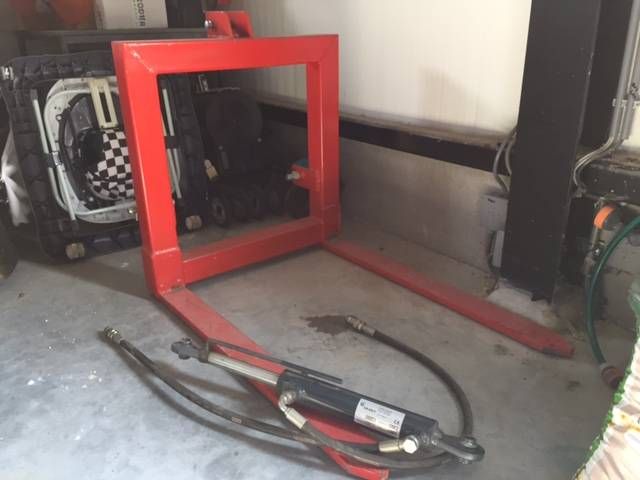 Pallet carrier for tractor 1250kg Cat. 2 (Margin)