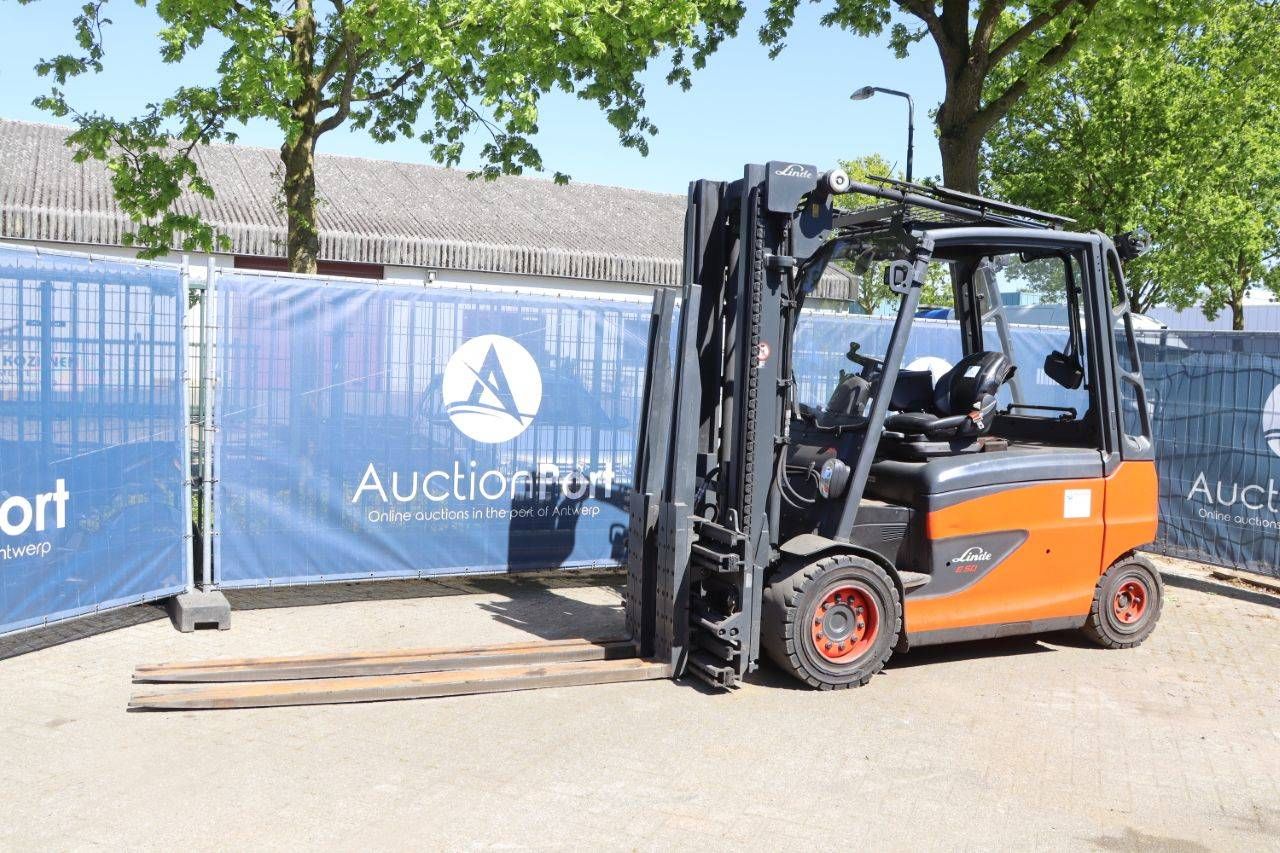 Linde E50HL-01/600 Electric Forklift 5000kg 3.26m 2015