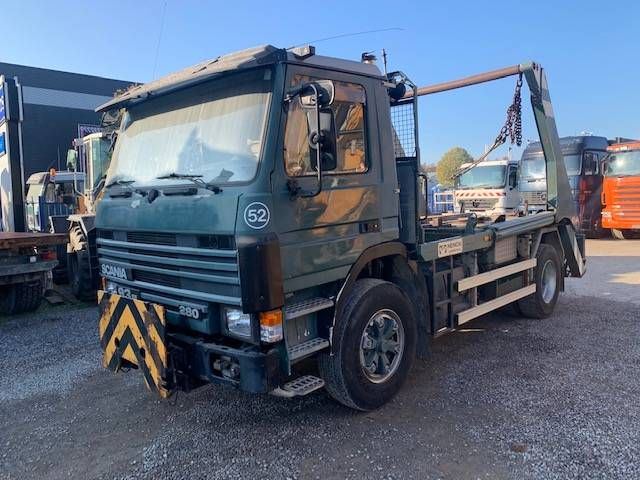 Hooklift system Truck Scania 93M 280 Diesel