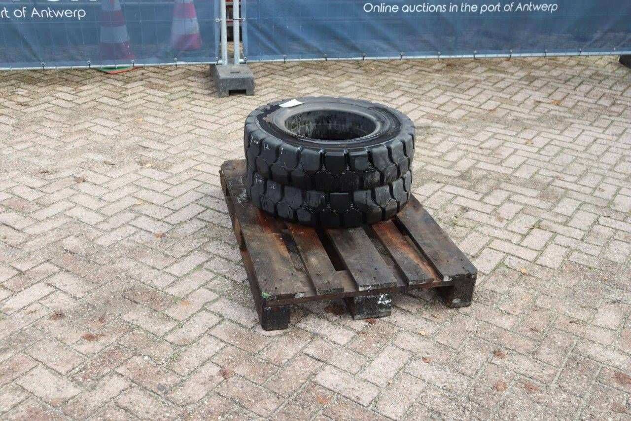 Tire set Bergougnan 7.00-15 2 pieces New