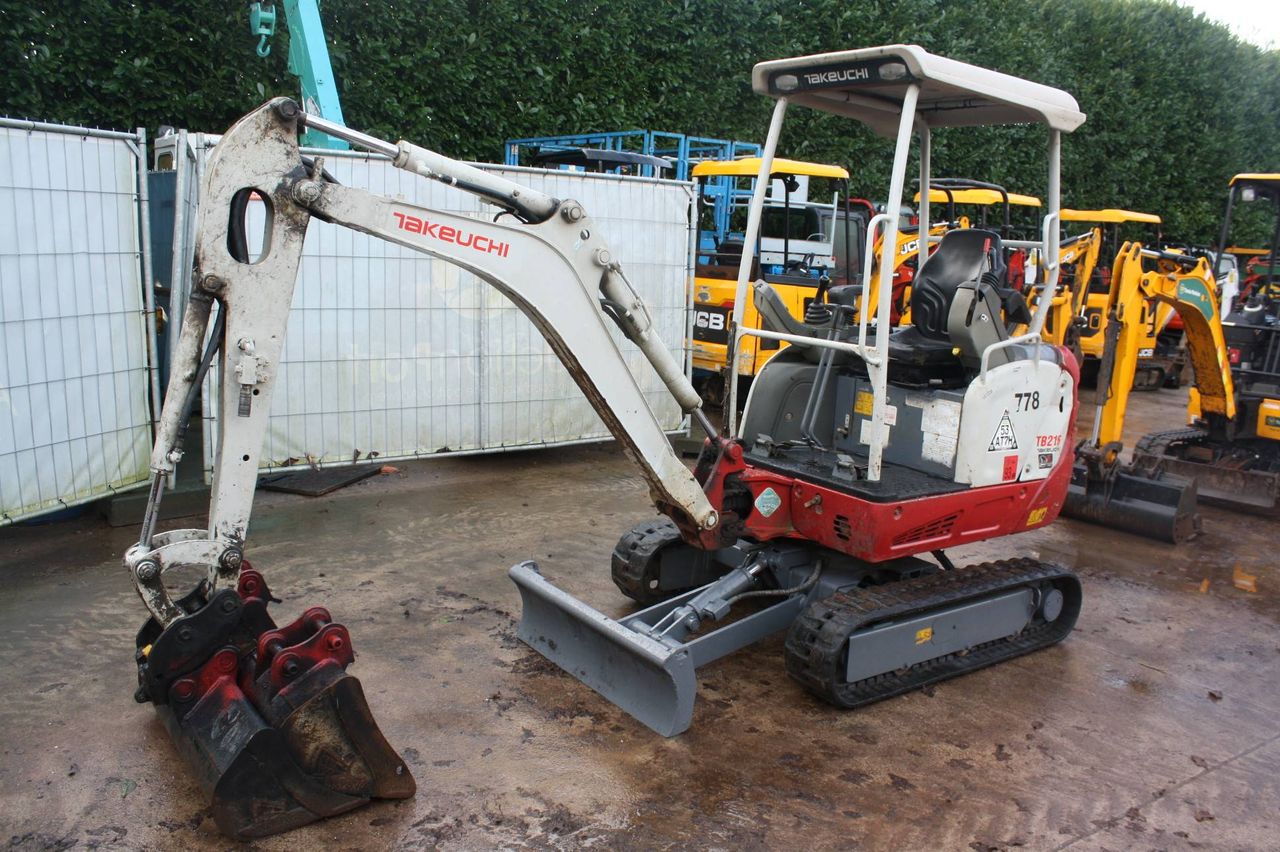 Mini digger Takeuchi TB216 Diesel 2018